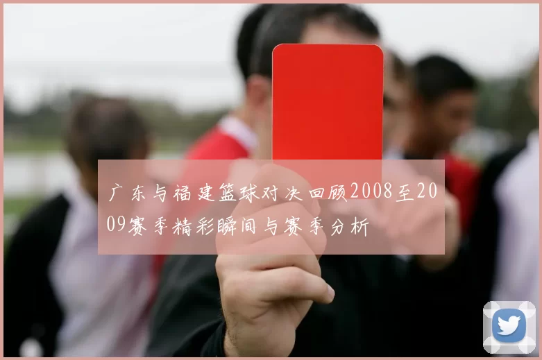 广东与福建篮球对决回顾2008至2009赛季精彩瞬间与赛季分析